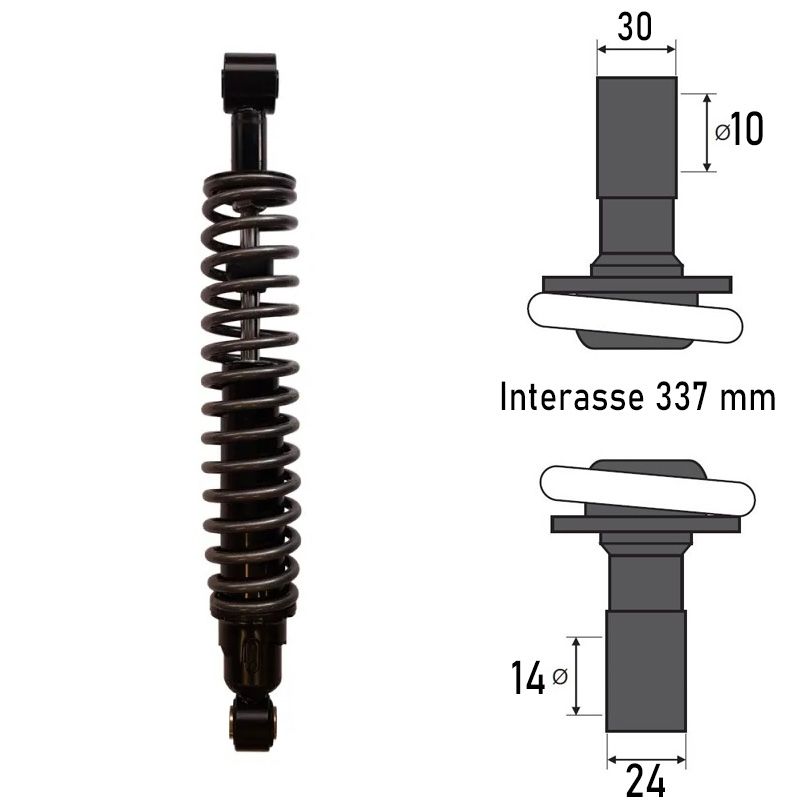 Ammortizzatore Posteriore PIAGGIO X9 EVOLUTION 125/200/250cc