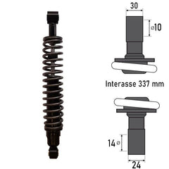 Ammortizzatore Posteriore PIAGGIO X9 EVOLUTION 125/200/250cc