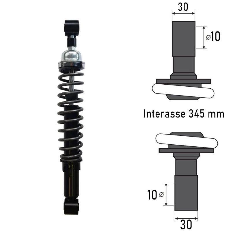 Ammortizzatore Posteriore PIAGGIO X7/X8 125/200/250cc