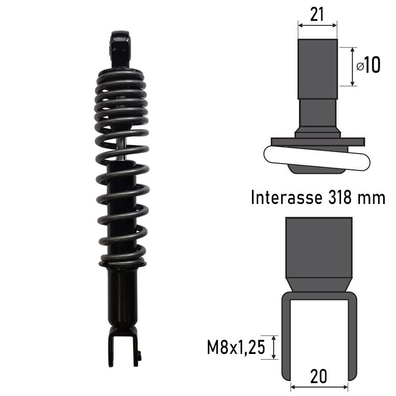 Ammortizzatore Posteriore SYMPHONY S 125/150cc