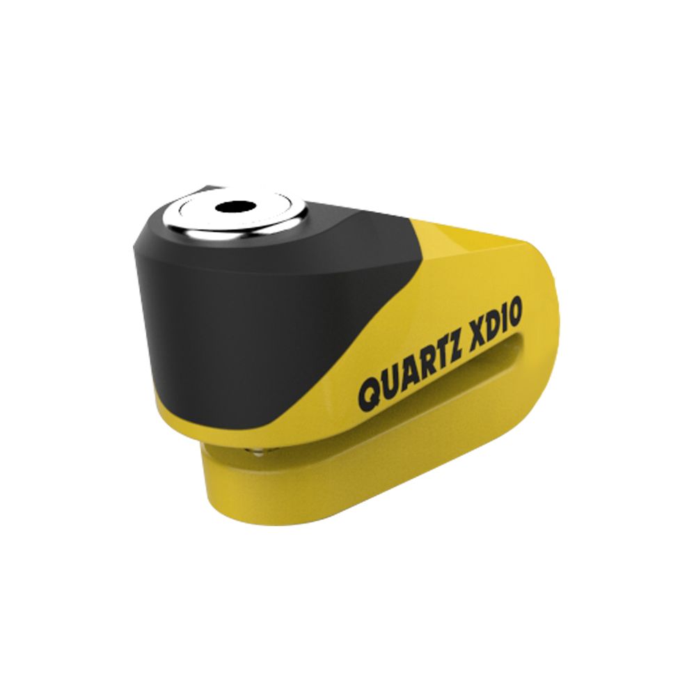 Lucchetto bloccadisco QUARTZ XD10 diametro perno 10mm giallo/nero