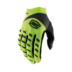 GUANTI 100% AIRMATIC YOUTH FLUO YELLOW/BLACK (S)