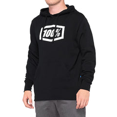 FELPA CON CAPPUCCIO 100% ESSENTIAL BLACK (TAGLIA M)