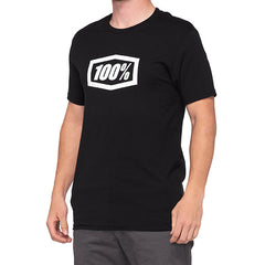 T-SHIRT 100% ESSENTIAL BLACK (TAGLIA M)