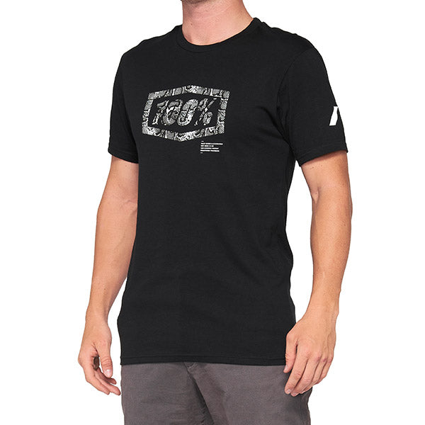 T-SHIRT 100% ESSENTIAL BLACK/SNAKE (TAGLIA XXL)