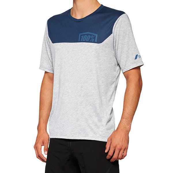 AIRMATIC MAGLIA A MANICHE CORTE GREY/MIDNIGHT - M