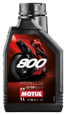 MOTUL 800 2T olio miscela ad altissime prestazioni ROAD RACING - 1 lit –  FutureMoto Ricambi
