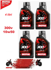 MOTUL 300V 10W50 Factory Line 100% Synthetic High Performance 4T Engine Oil