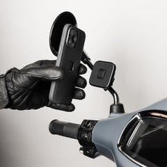 QUAD LOCK Soporte de manillar universal para motocicletas versión PRO (Palanca NEGRA)