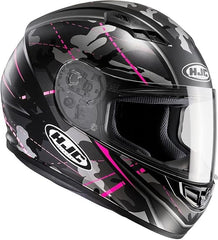 Casco integrale HJC Cs15 Songtan MC8SF nero opaco e viola