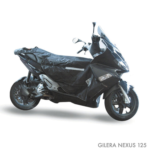 Termoscud® R043N Cubrepiernas Negro Aprilia SR Max, Gilera Nexus 125/250/300/500