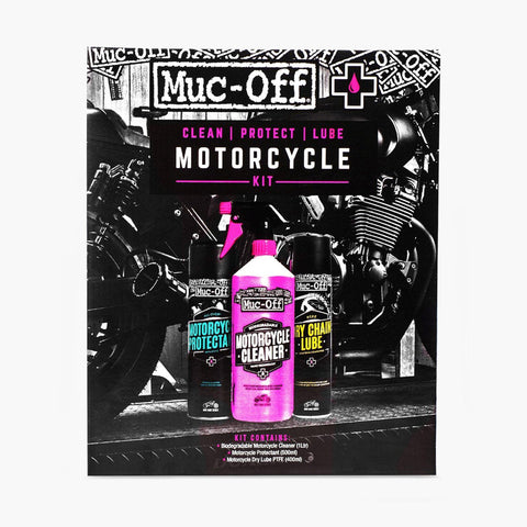 MUC-OFF KIT COMPLETO DI PULIZIA E MANUTENZIONE PER MOTO E BICI – FutureMoto  Ricambi