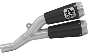 ARROW Doppio scarico Pro-Race nichrom Dark"" per Honda CB 1000 R 2018-2023