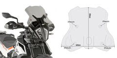 GIVI CUPOLINO KTM 790 ADV.ADV. R (2019) FUMÈ