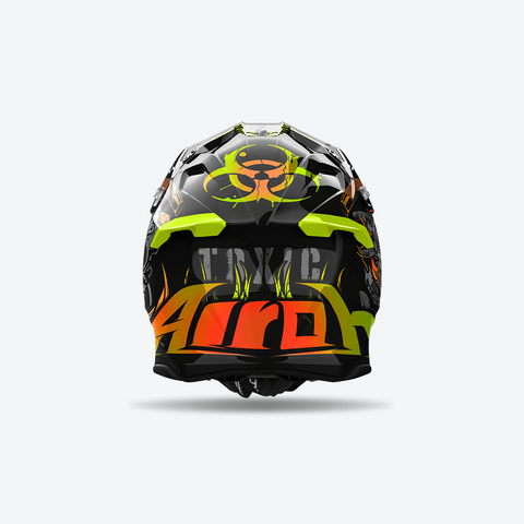 AIROH TWIST 3 Casco Cross Moto enduro grafica TOXIC