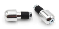 Set contrappesi manubrio V PARTS alluminio Ø13.5mm argento