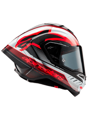 ALPINESTARS SUPERTECH R10 casco integrale Pista versione Team Carbon/ Rosso / Bianco