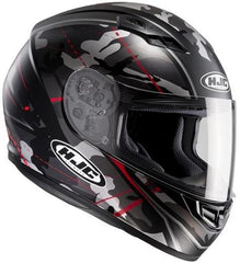 Casco integrale HJC Cs15 Songtan MC1SF nero opaco e rosso