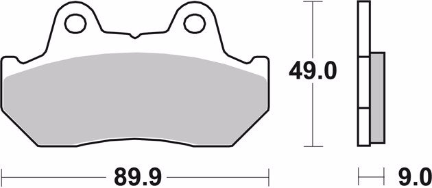 BREMBO pastiglie freno 07HO18SP (1 coppia per 1 disco) per Honda CB 650, 750, 250 1978-85