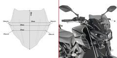 GIVI CUPOLINO Specifica FUME' Yamaha  MT-092017