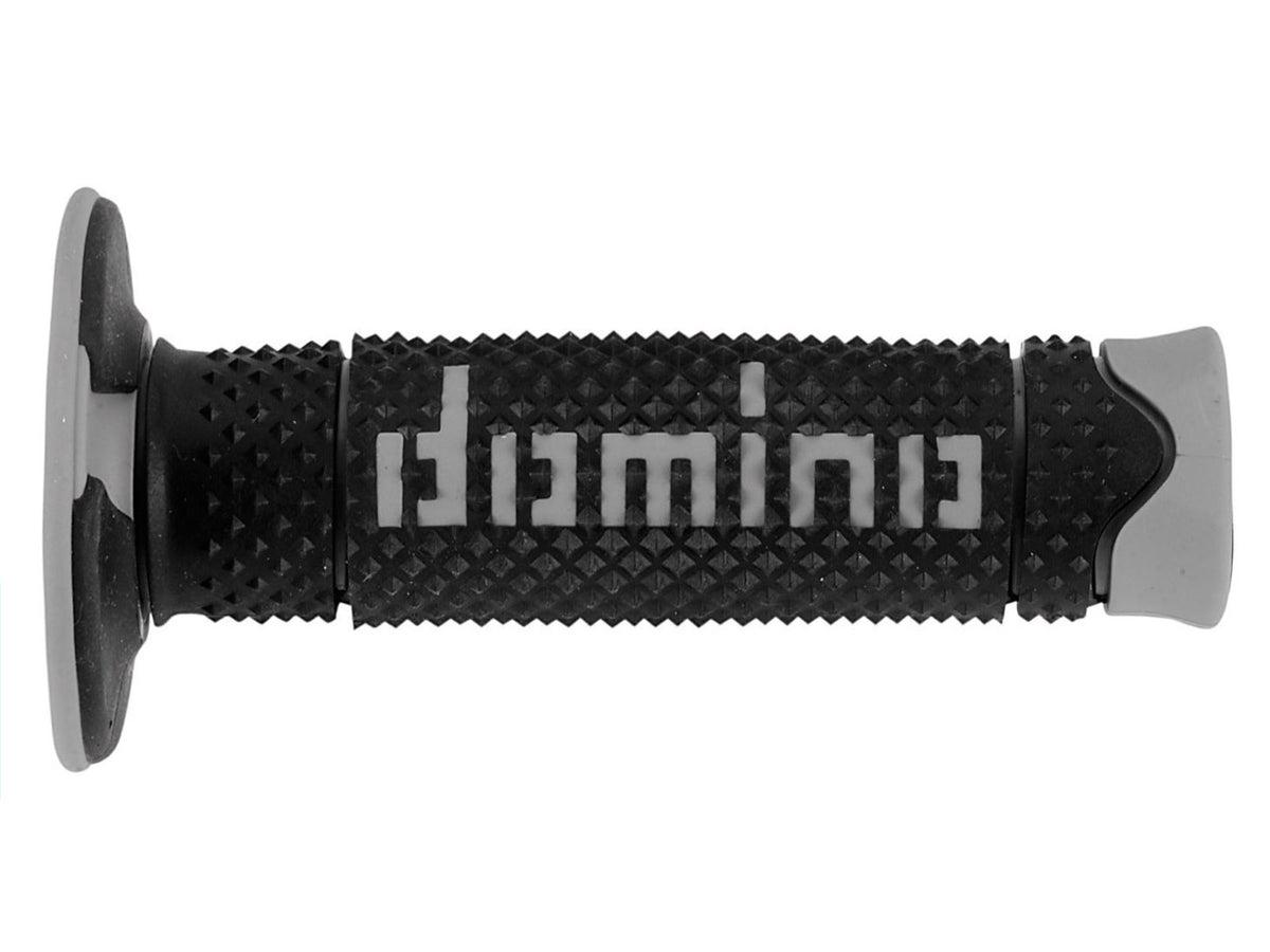 DOMINO Manopole OFF ROAD A260 120mm Nero-Grigio, terminale chiuso