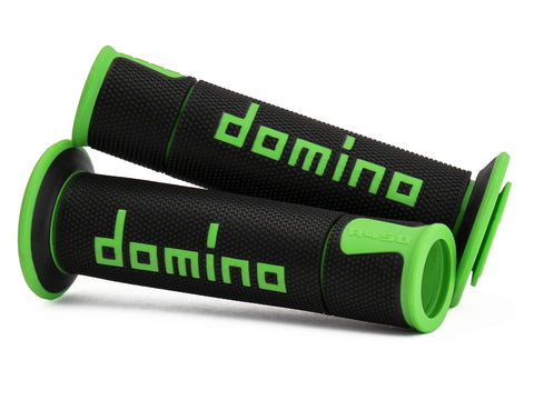 DOMINO Manopole moto A450 Road Racing 120mm / 125mm Nero-Verde, 1 copp –  FutureMoto Ricambi