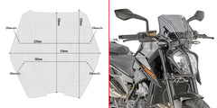 GIVI CUPOLINO Specifica  KTM DUKE 790 FUME' (2018)