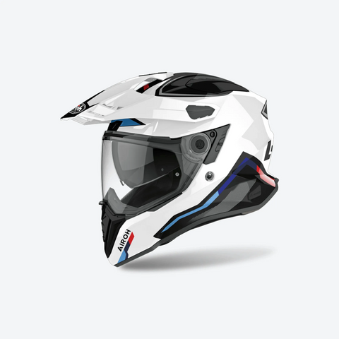AIROH Commander FACTOR full-face adventure travel helmet with sun visor