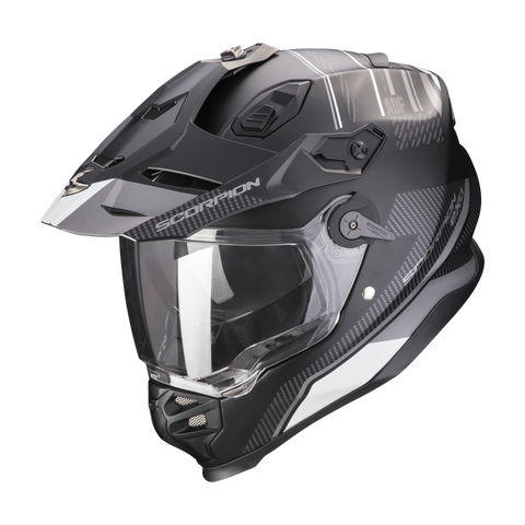 SCORPION Adventure Helmet ADF-9000 AIR DESERT Black/Silver