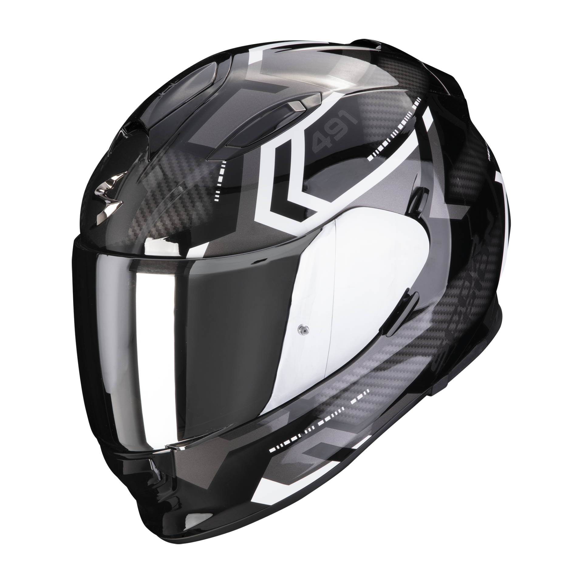 SCORPION Casco integrale Moto EXO-491 con interni lavabili Colorazione SPIN