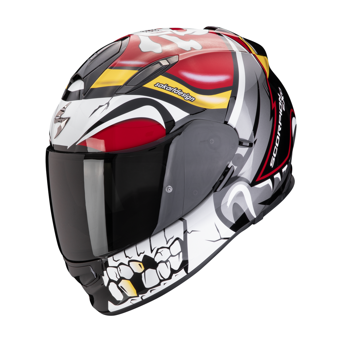 SCORPION Casco integrale Moto EXO-491 con interni lavabili Colorazione PIRATE