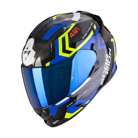 SCORPION Casco integrale Moto EXO-491 con interni lavabili Colorazione SPIN 800