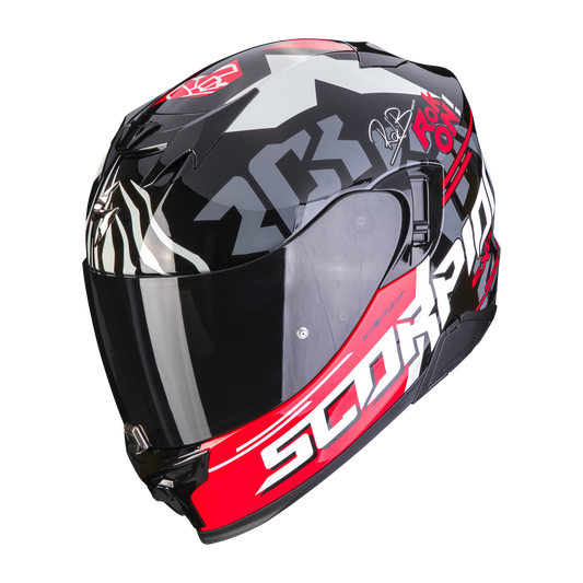 SCORPION Casco Integrale EXO-520 EVO AIR con visierino parasole Colorazione ROK BAGOROS 1920