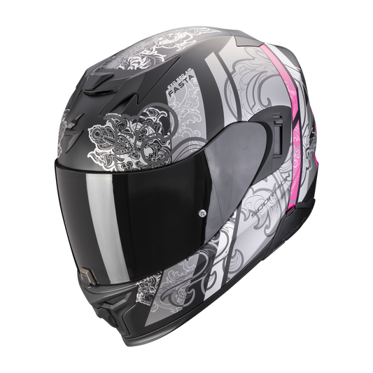 SCORPION Casco Integrale EXO-520 EVO AIR con visierino parasole Colorazione FASTA 1920