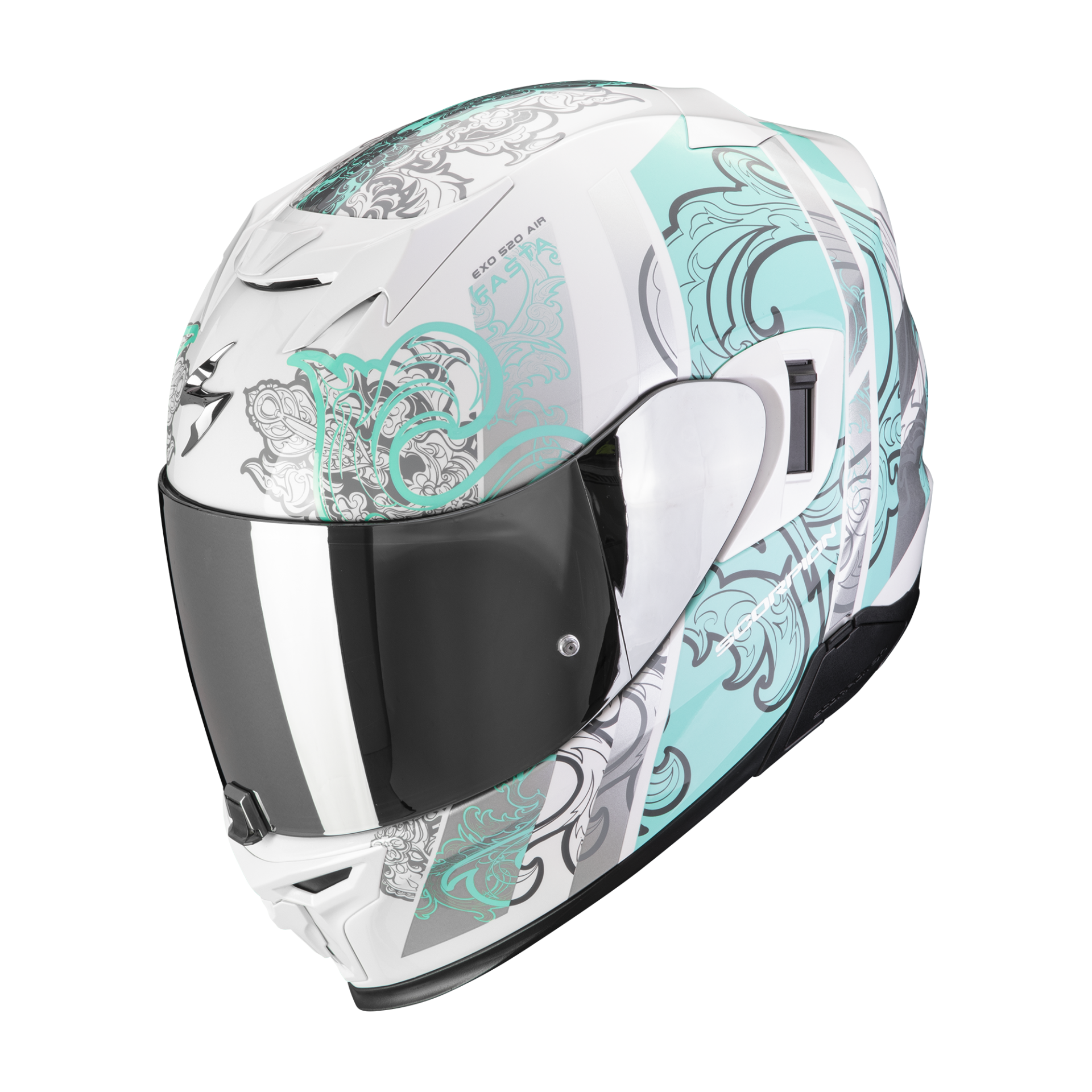 SCORPION Casco Integrale EXO-520 EVO AIR con visierino parasole Colorazione FASTA