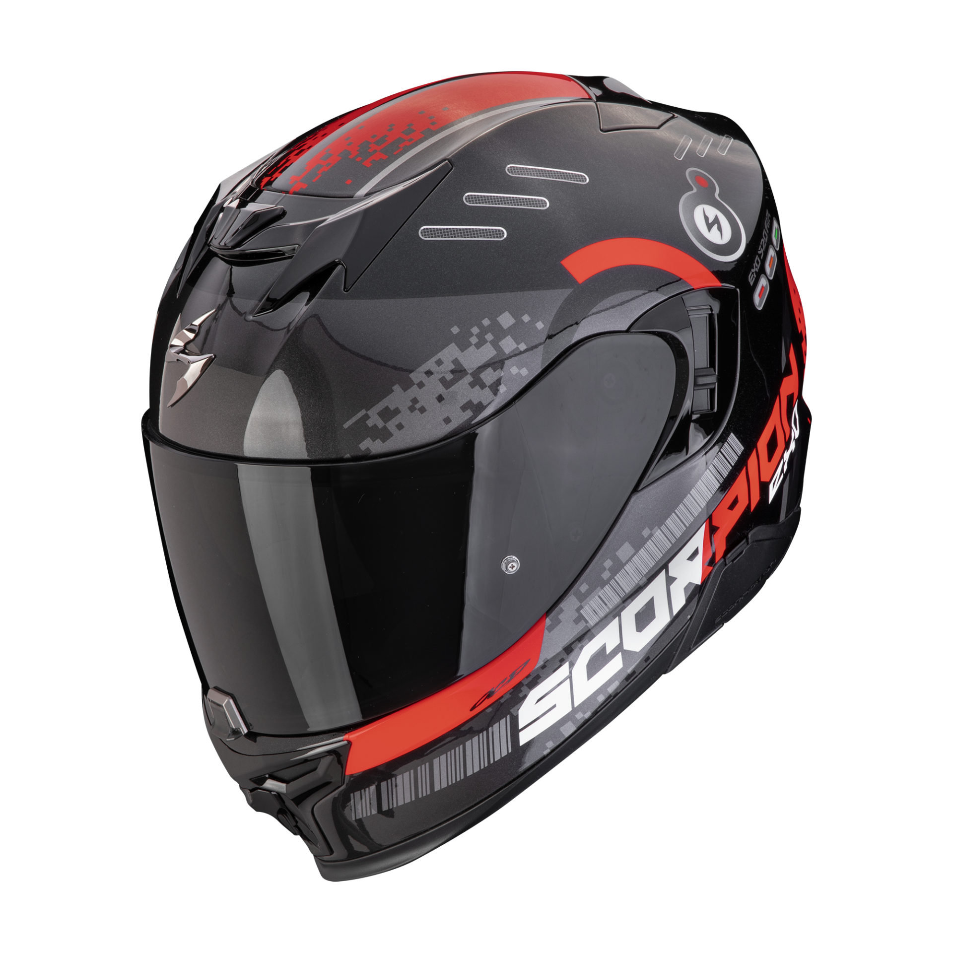 SCORPION Casco Integrale EXO-520 EVO AIR con visierino parasole Colorazione TITAN