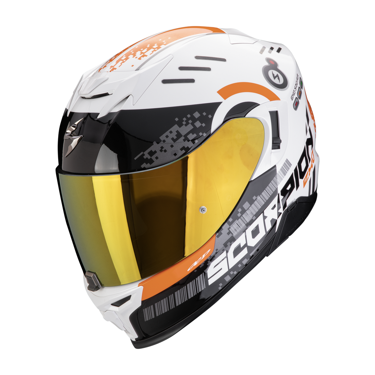 SCORPION Casco Integrale EXO-520 EVO AIR con visierino parasole Colorazione TITAN