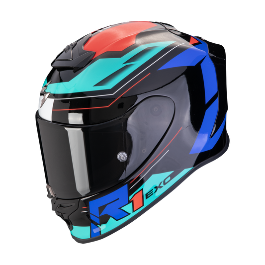 SCORPION Casco integrale EXO-R1 Evo AIR Racing colorazione BLAZE 1920