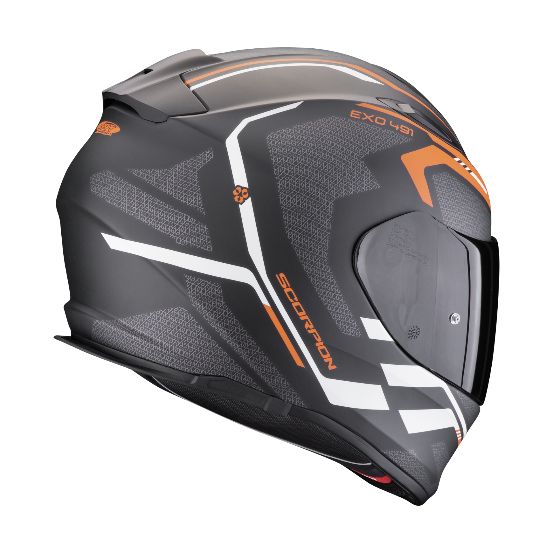 SCORPION Casco integrale Moto EXO-491 con interni lavabili Colorazione KRIPTA