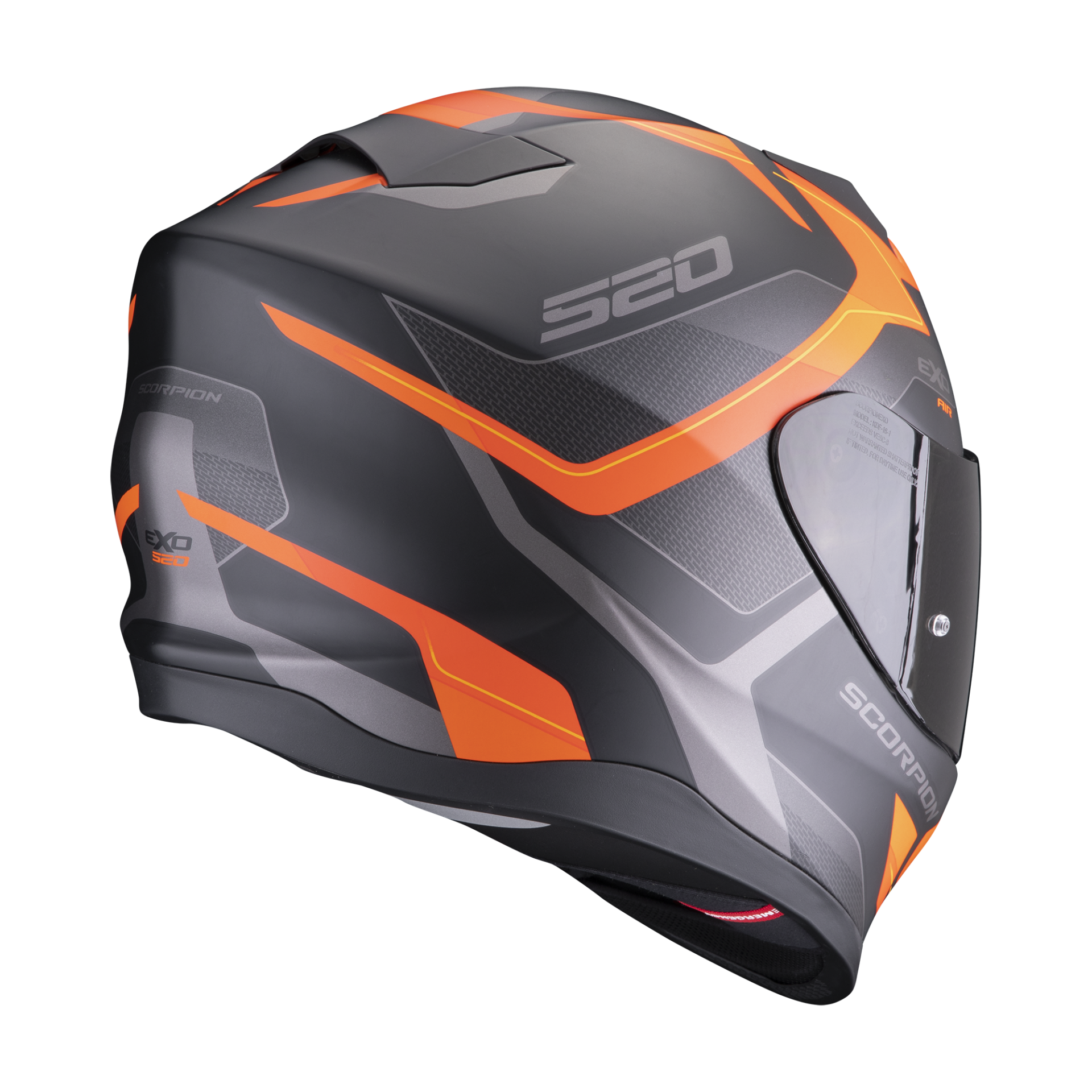 SCORPION Casco Integrale EXO-520 EVO AIR con visierino parasole Colorazione ELAN