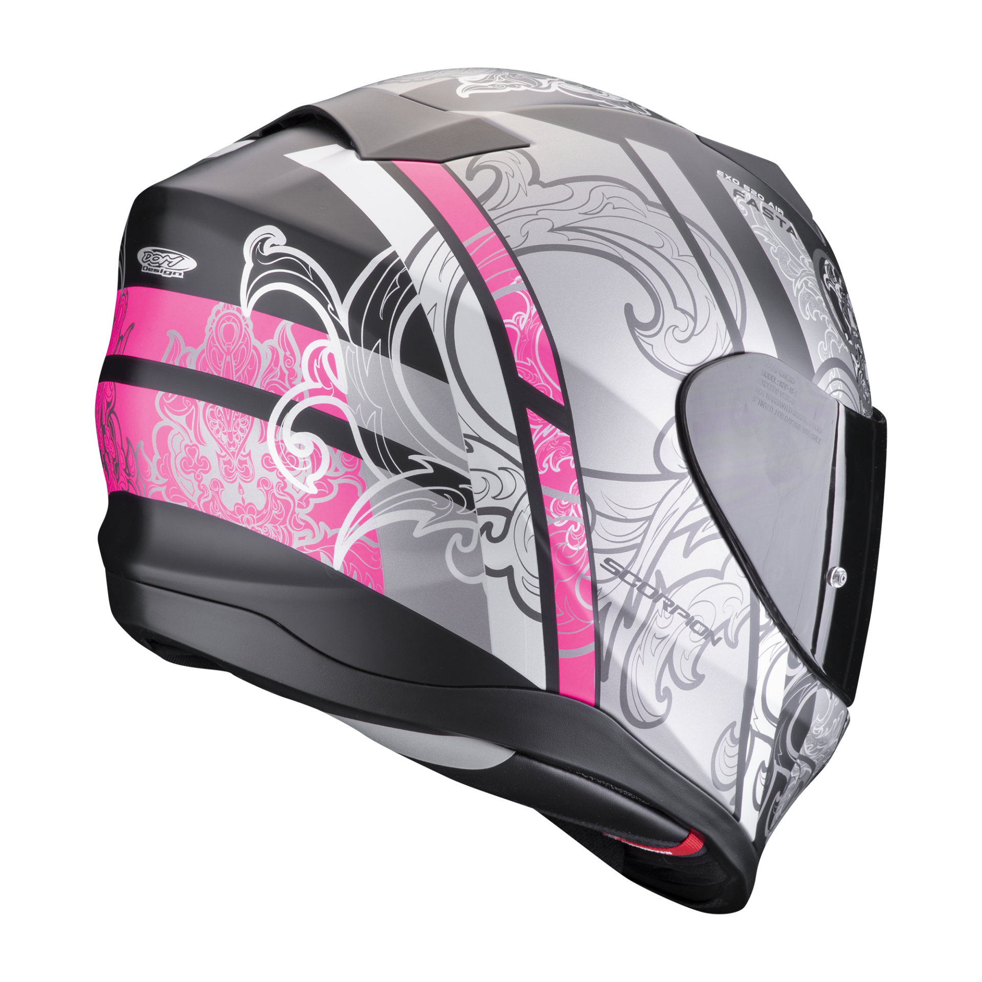 SCORPION Casco Integrale EXO-520 EVO AIR con visierino parasole Colorazione FASTA