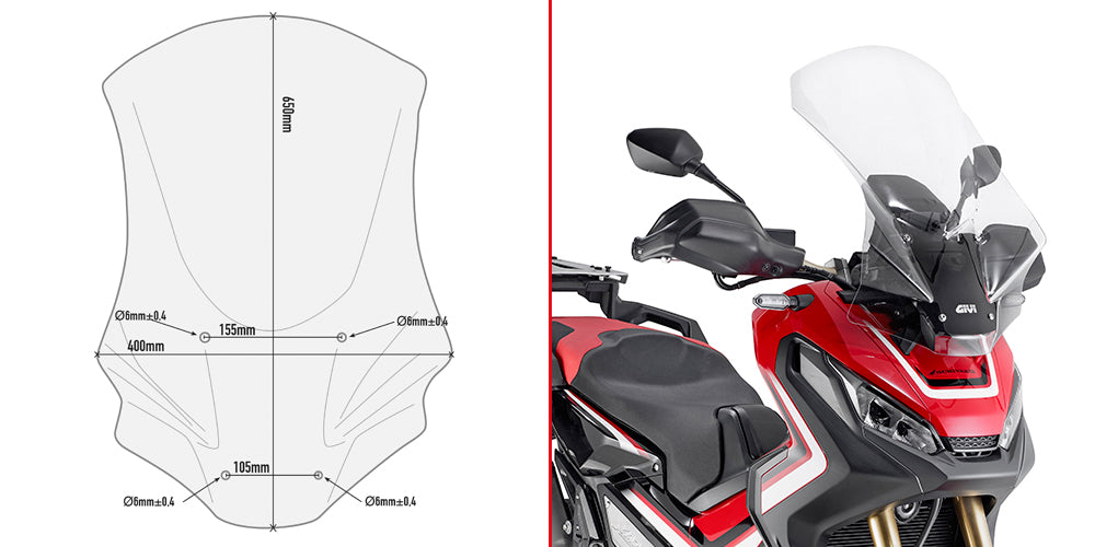 GIVI SPOILER HONDA X-ADV (2017)