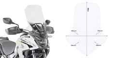 GIVI SPOILER HONDA CB500X (2019) TRASPARENTE