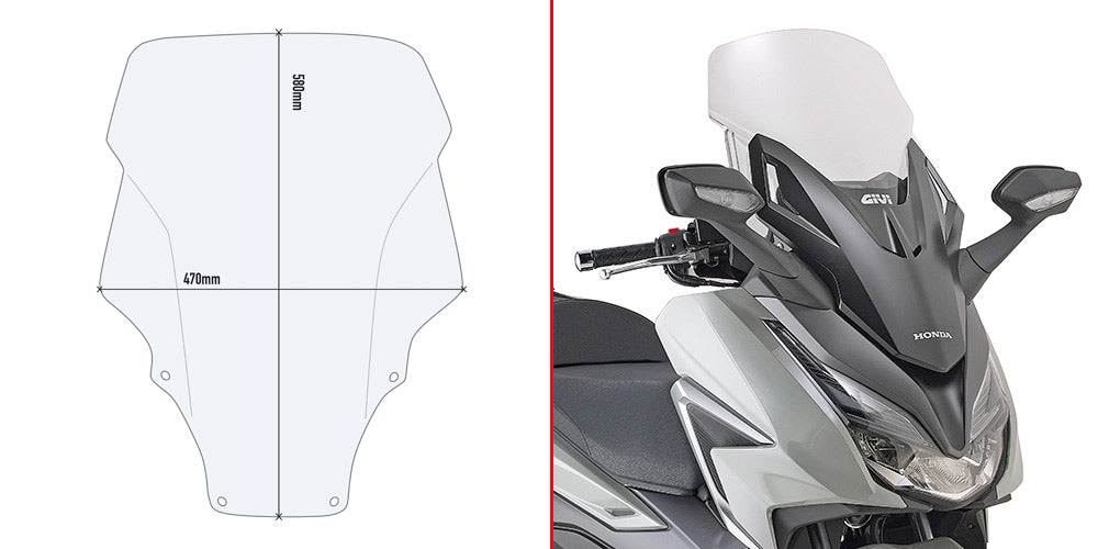 GIVI PARABREZZA HONDA FORZA 350 (2021)