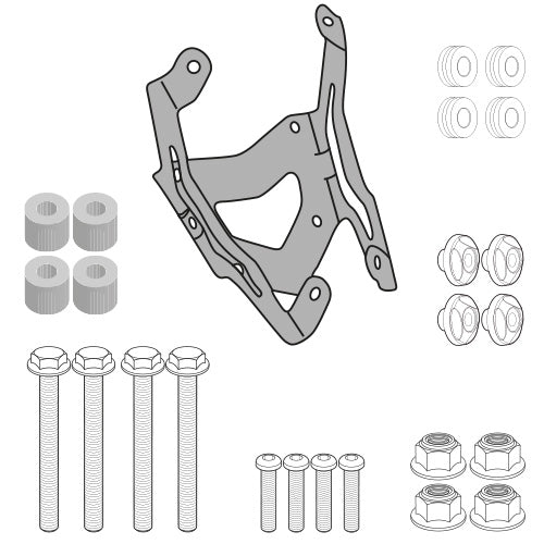 GIVI KIT ATTACCHI Specifica  PER 2122DT (2015)