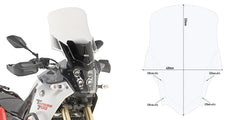 GIVI CUPOLINO YAMAHA TENERE' 700'19TRASPARENT