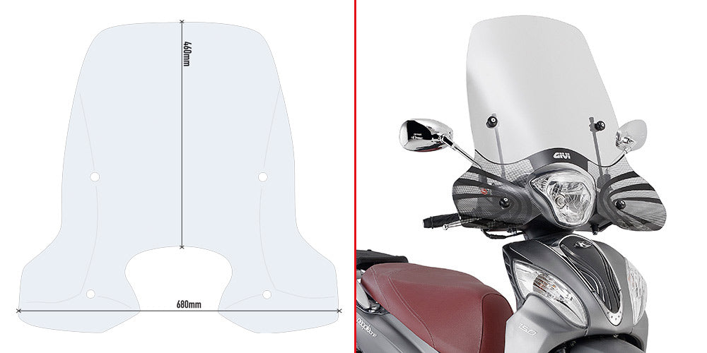 GIVI PARAB. TRASP. KYMCO PEOLPE ONE 125-150