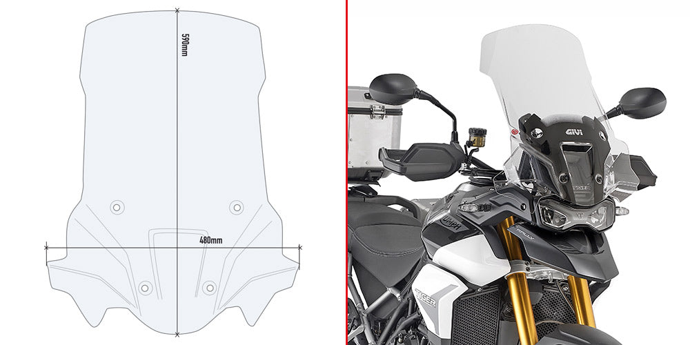 GIVI CUPOLINO TRIUMPH TIGER900 RALLY2020