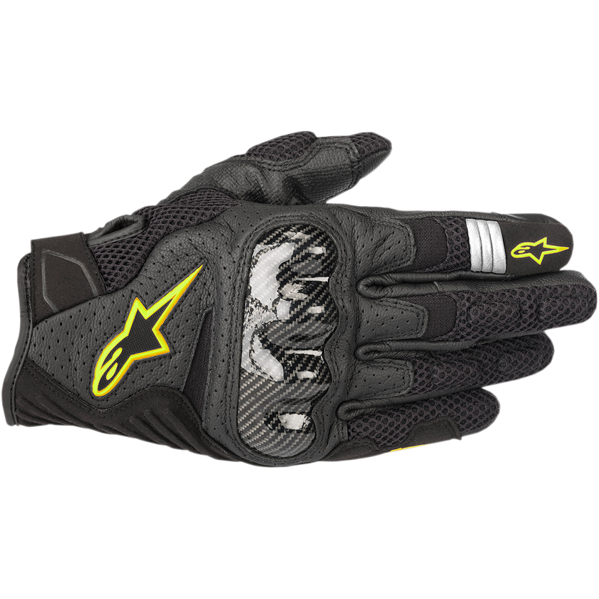 Guanti Moto Estivi ALPINESTARS SMX-1 Air V2 Nero-Giallo Fluo