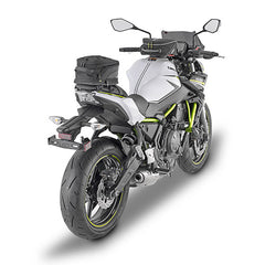 GIVI EA132 borsa da coda, sella universale per moto 11 litri con inserti riflettenti